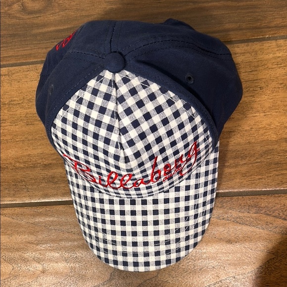 Billabong Australia Blue and White checkered snap back Hat Classic Style - Picture 10 of 11